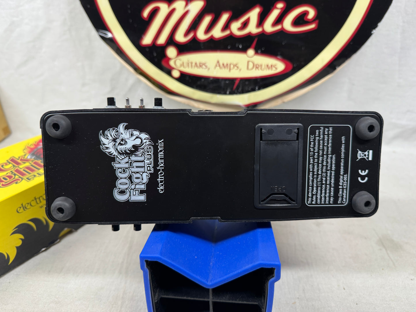 Electro-Harmonix Cock Fight cockfight Plus Talking Wah Filter Pedal with Box