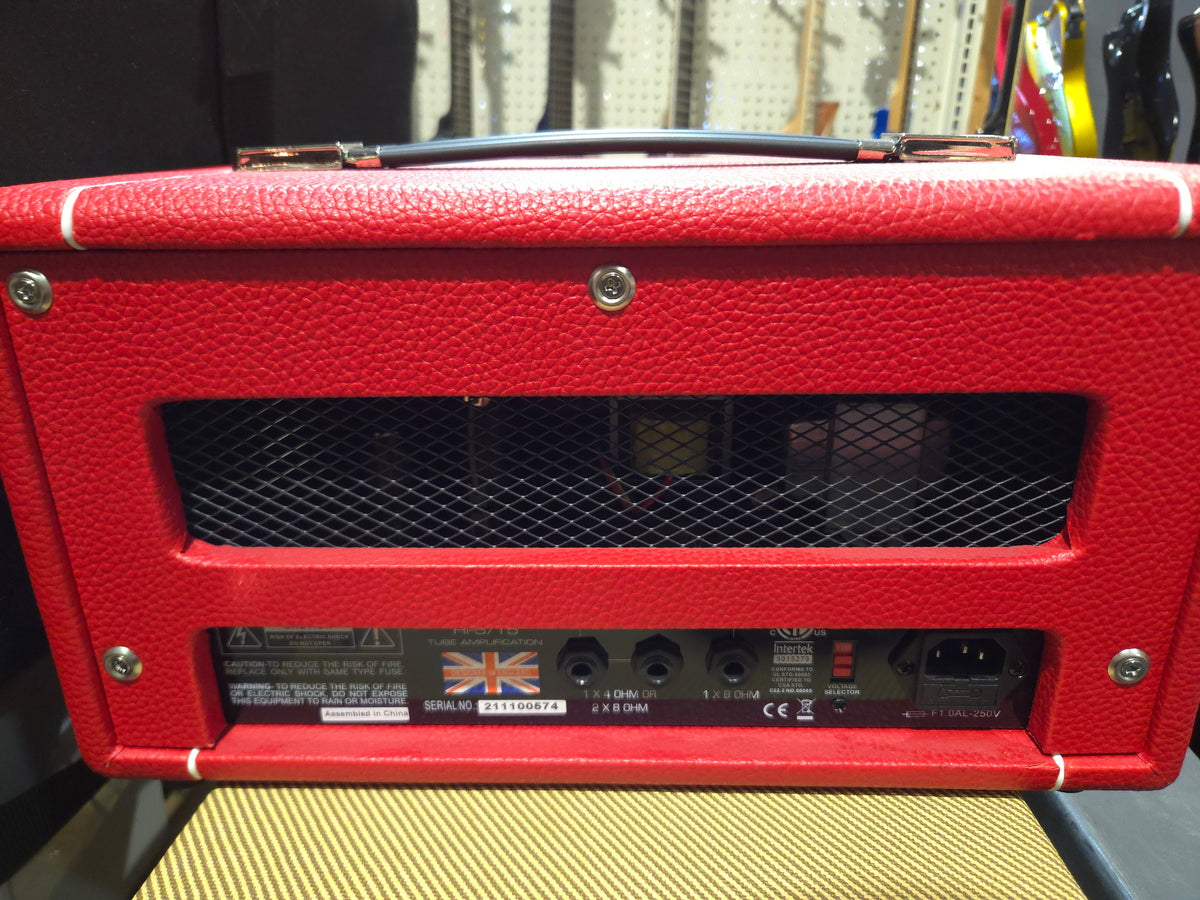 Hiwatt Hi-5 Redhead Limited Edition 2-Channel 5-Watt Guitar Amp Head 2023 - Red Tolex - Local Pickup Only