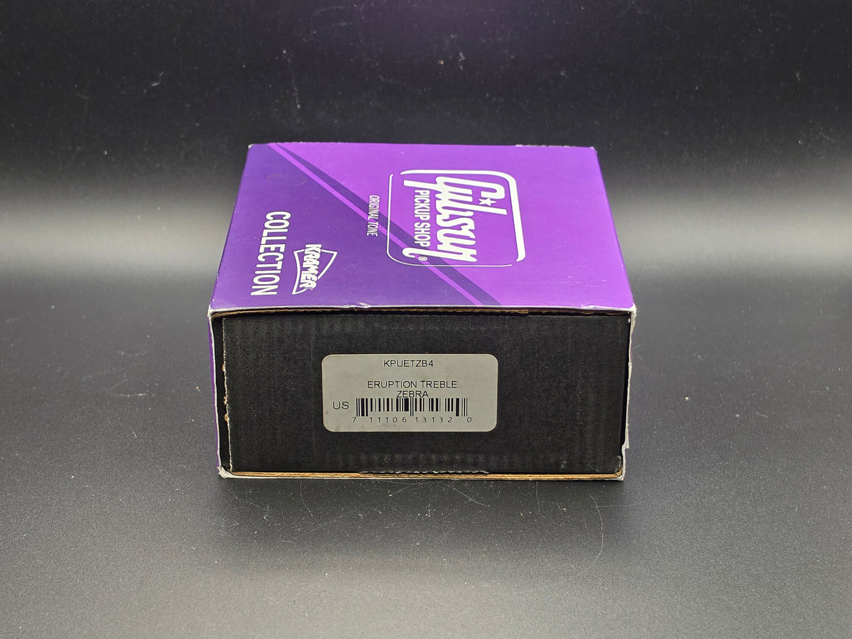 Eruption Treble Zebra Humbucker Guitar Pickup - Gibson Pickup Shop Kramer Collection KPUETZB4 (NEW IN BOX)