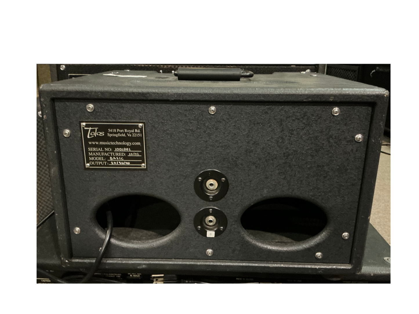 Music Technology Talos Basic Tube Guitar Amplifier 2002 - Local Pickup Only