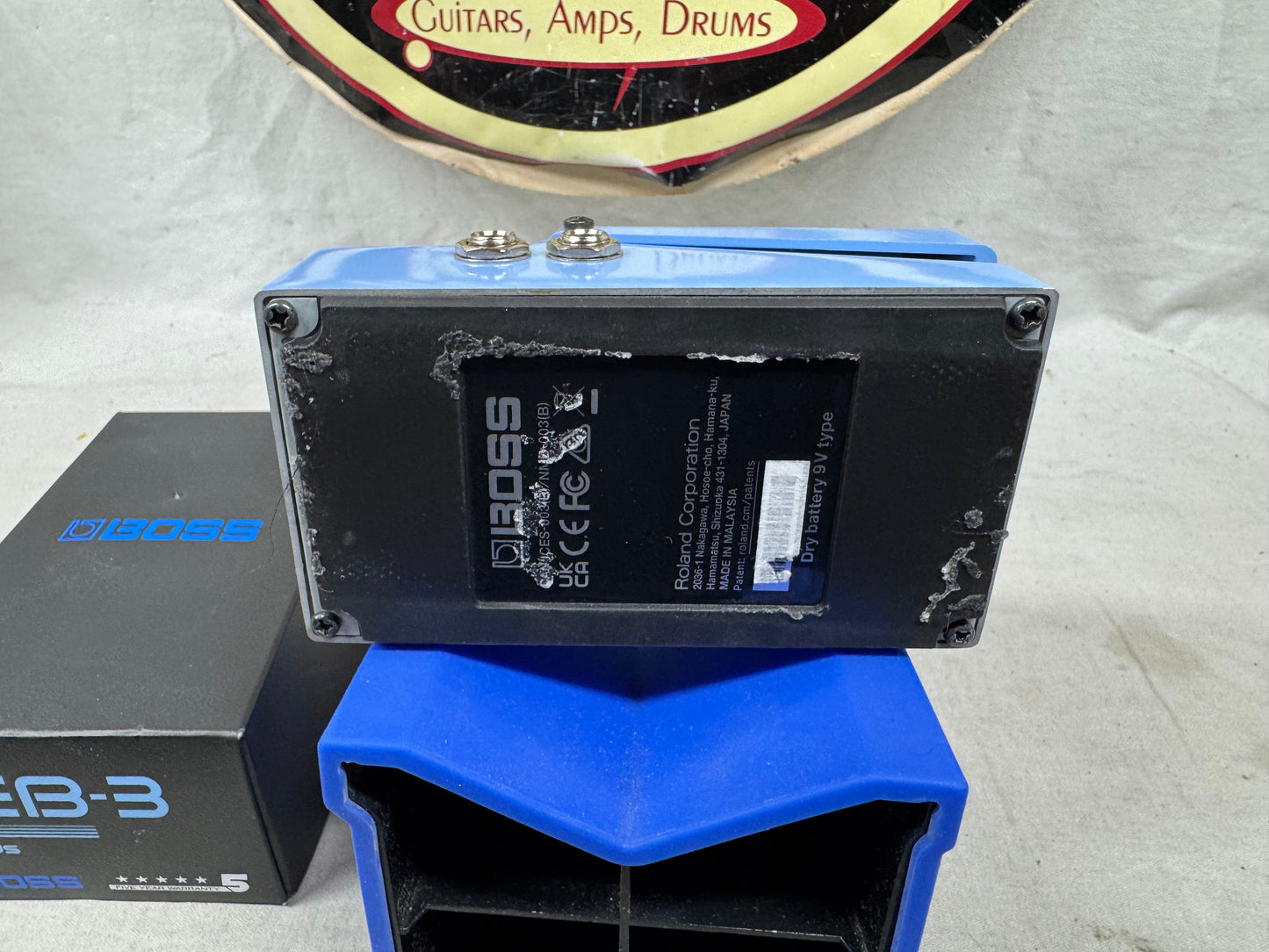 Boss CEB-3 ceb3 Bass Chorus Pedal with Box