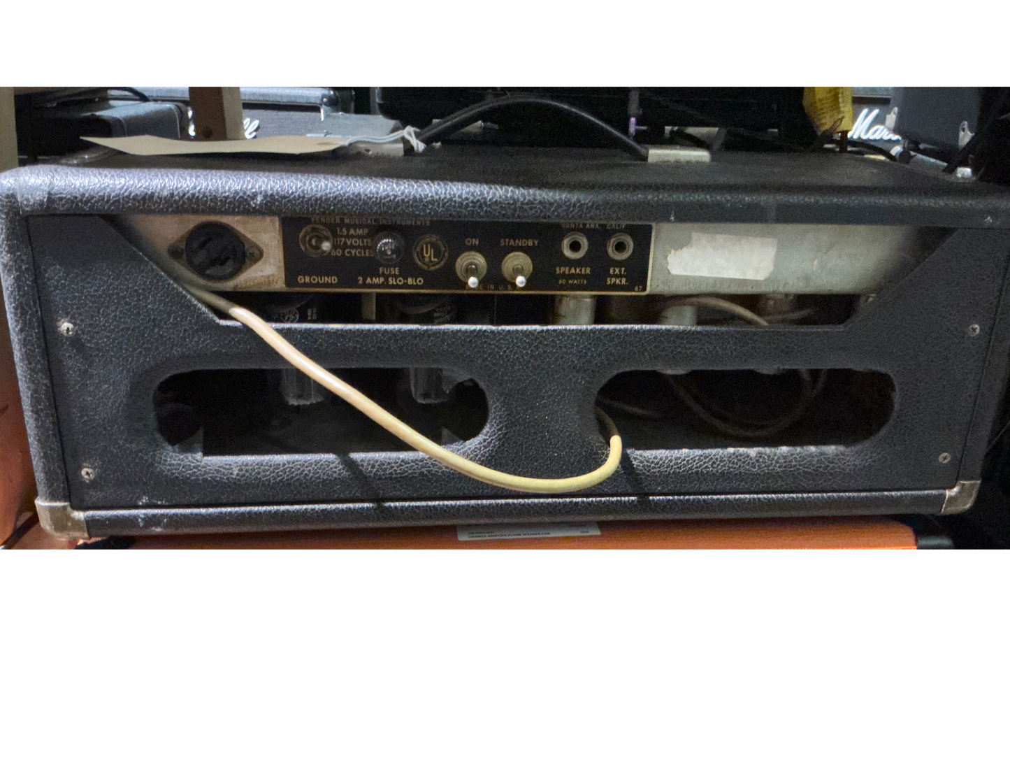 Fender Bassman Amp Tube Amplifier Head Silverface - Local Pickup Only