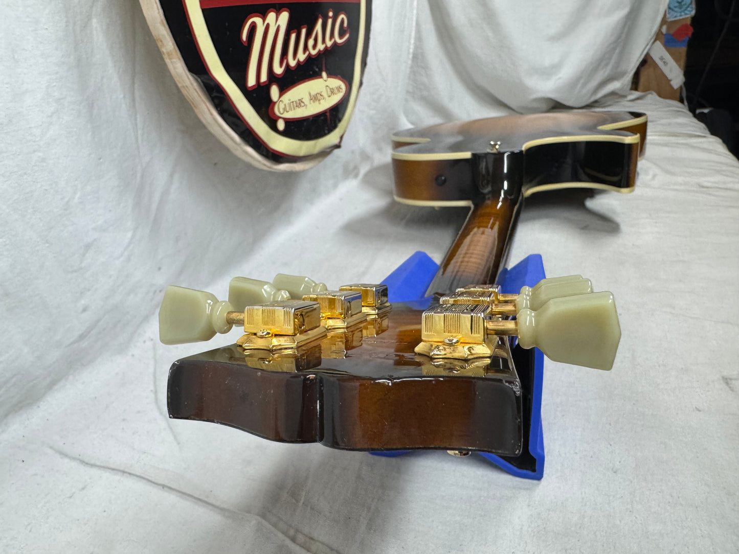 Gibson Howard Roberts Fusion Semi-Hollowbody Guitar with Lollartron pickups + Case - pro headstock repair! 1988