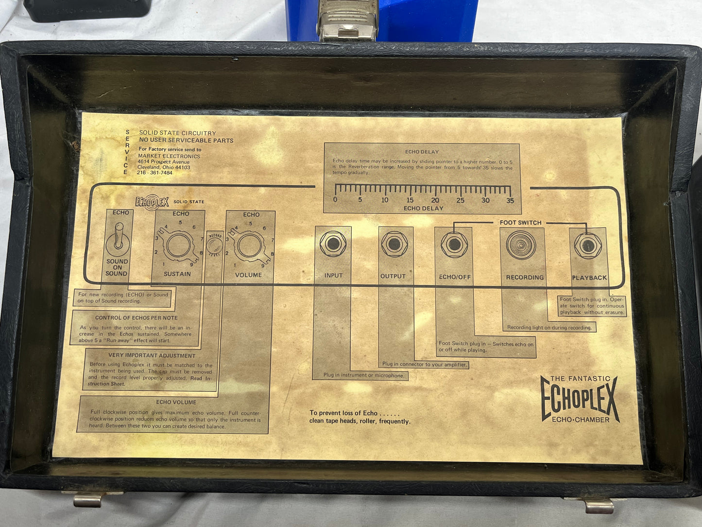 Maestro Market Electronics Inc. EP-3 ep3 EchoPlex echo plex Echo Chamber Delay Module