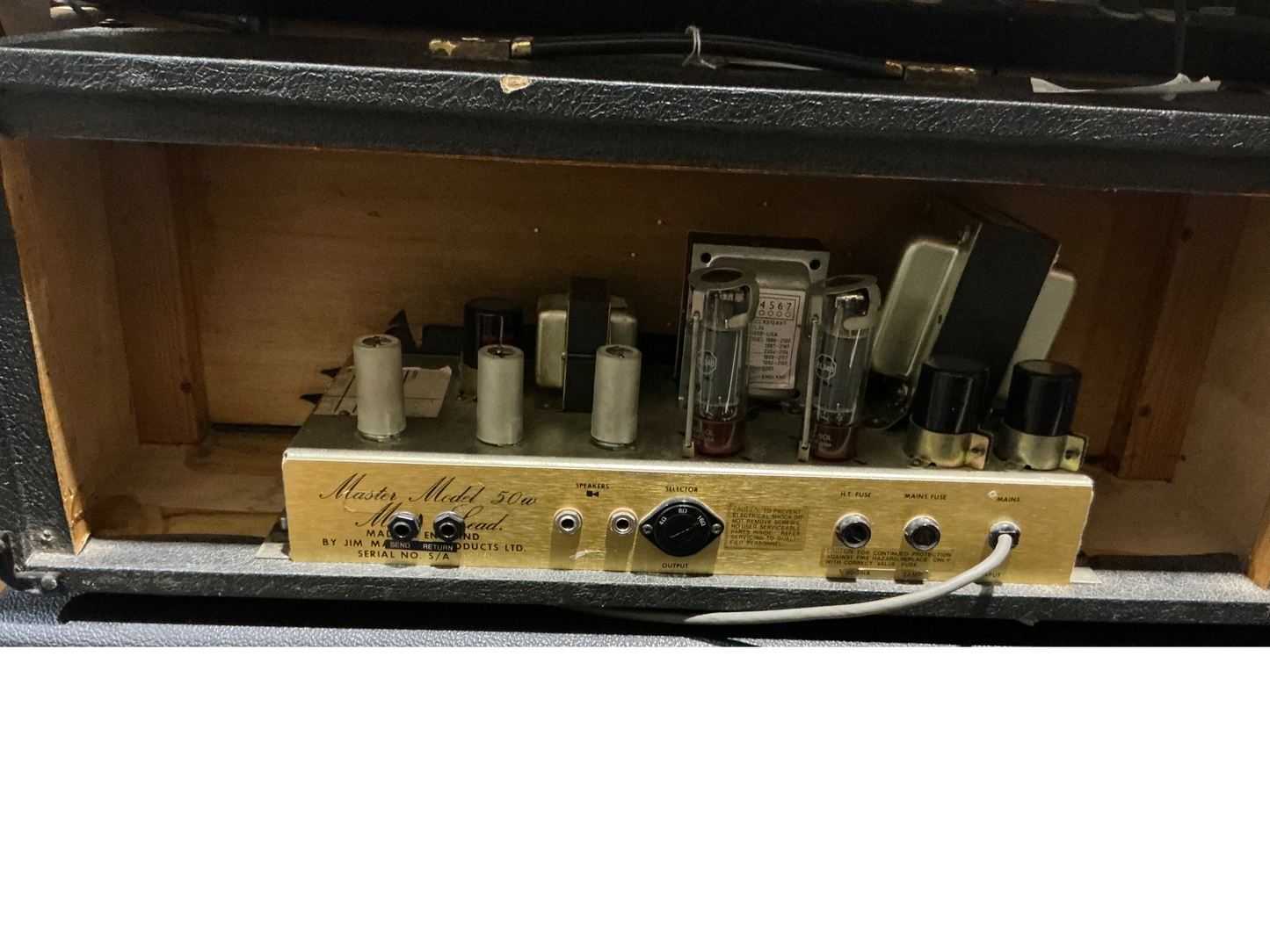 Marshall JMP Master Model 50w Mk 2 Lead Tube Guitar Amplifier Head - Local Pickup Only