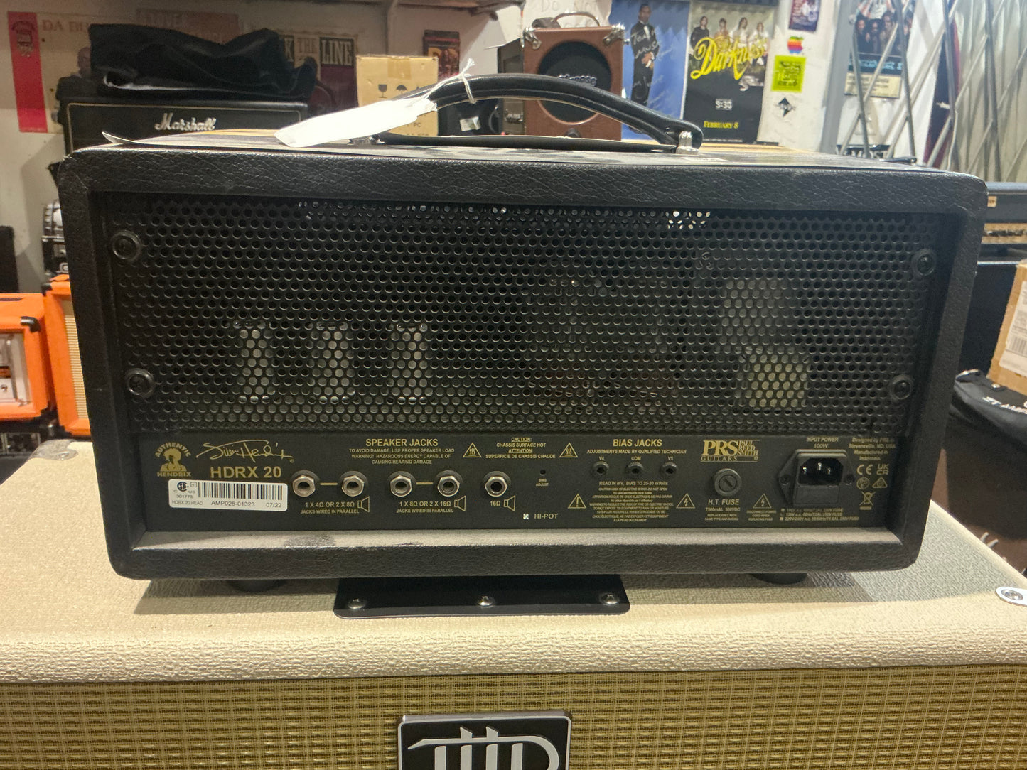 PRS Paul Reed Smith HDRX 20 Jimi Hendrix Tube Guitar Amplifier Head - Local Pickup Only