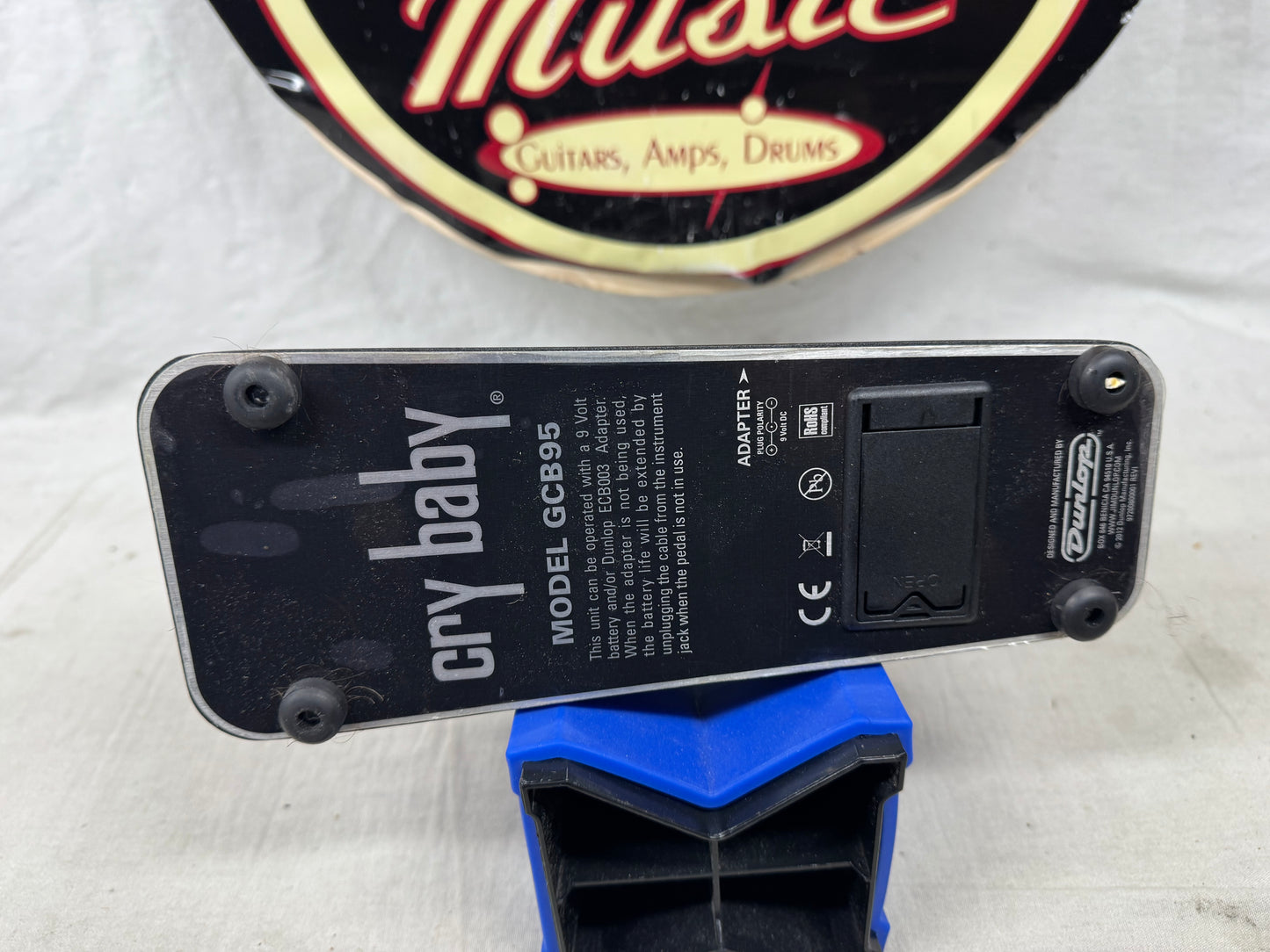 Dunlop GCB95 GCB-95 Cry Baby crybaby Wah Pedal - Rev I Circuit