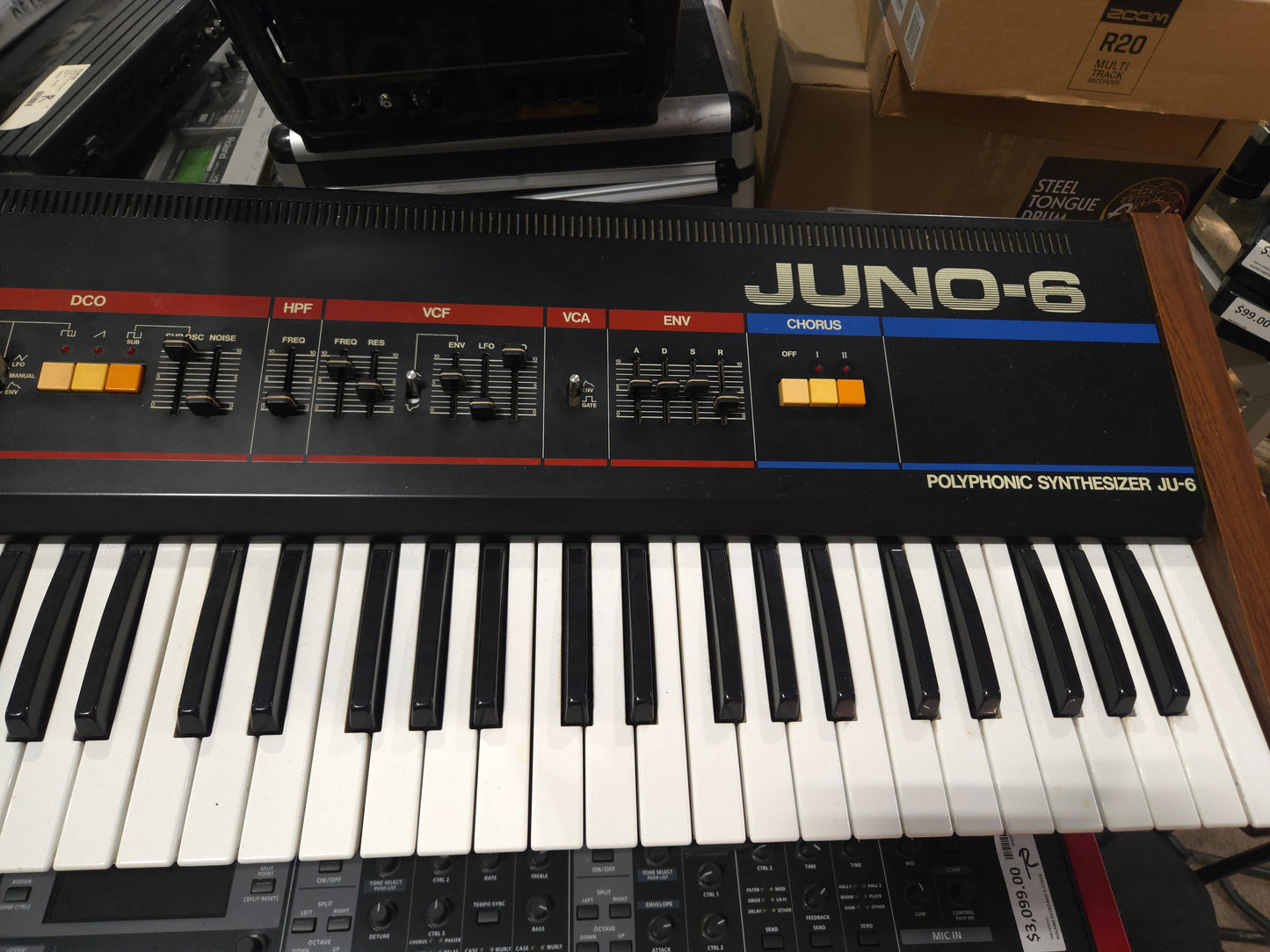 Roland Juno-6 61-Key Polyphonic Synthesizer 1982 - 1984 - Local Pickup Only
