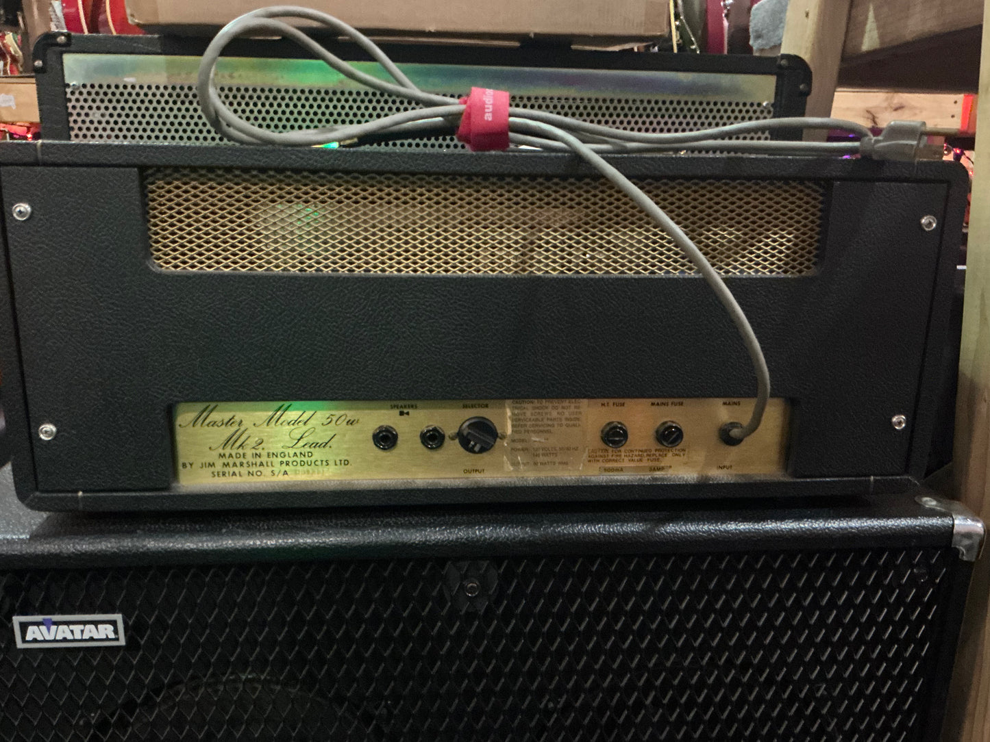Marshall JMP Master Model 2204 50w Mk 2 Lead Tube Guitar Amplifier Head - Local Pickup Only
