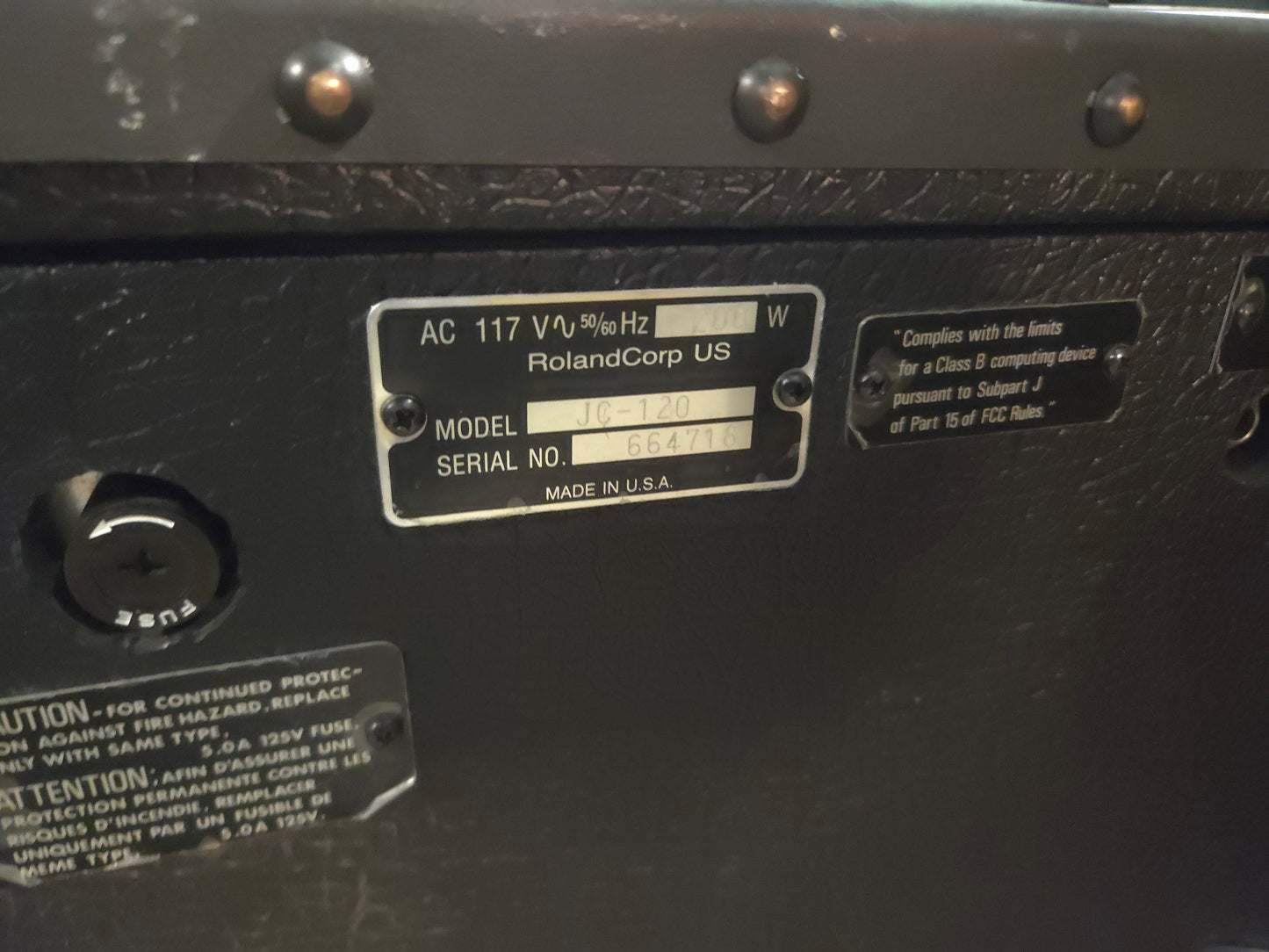Roland JC-120 Jazz Chorus 2-Channel 120-Watt 2x12" Guitar Combo 1975 - 1993 - Local Pickup Only
