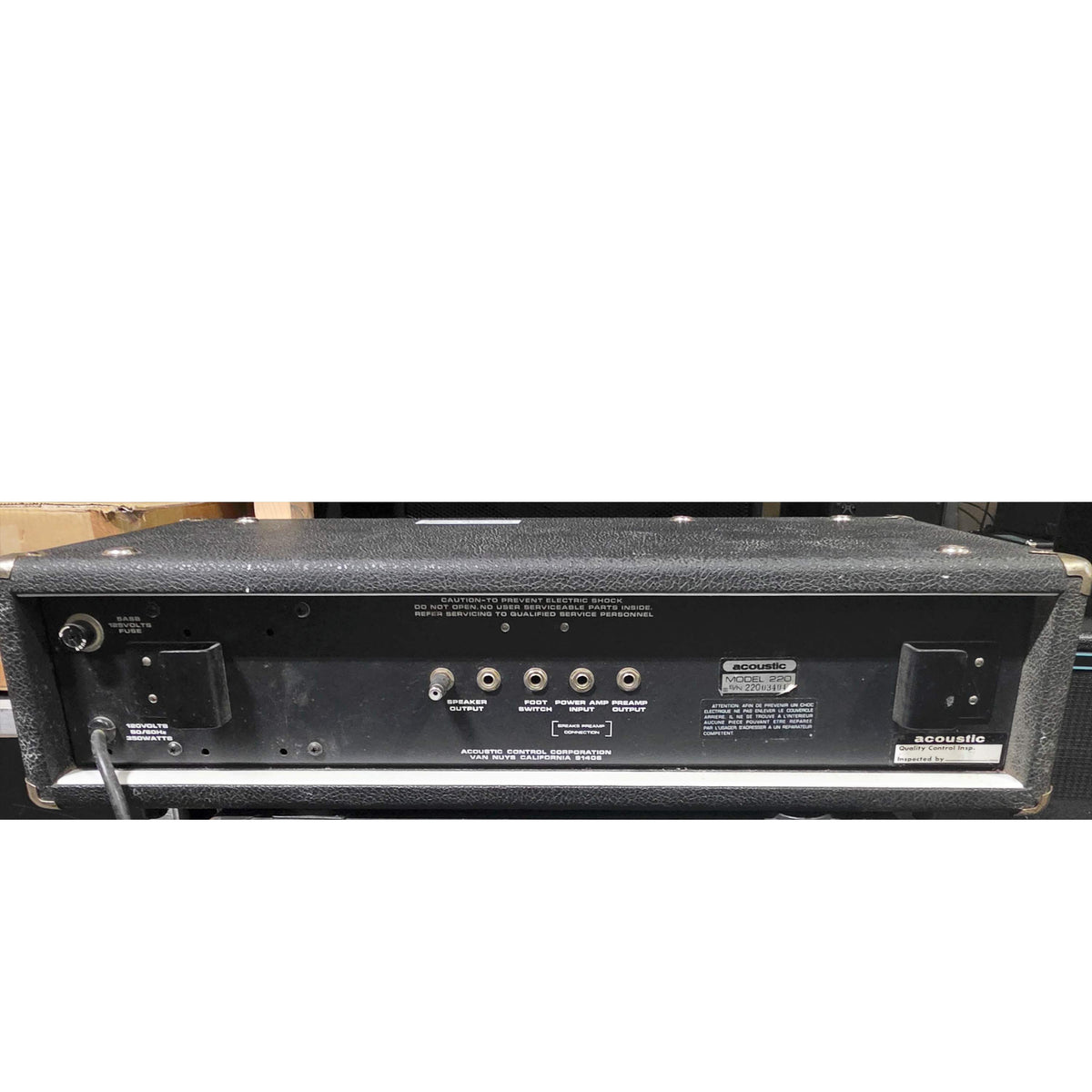 Acoustic Model 220 Amplifier Head - Local Pickup Only