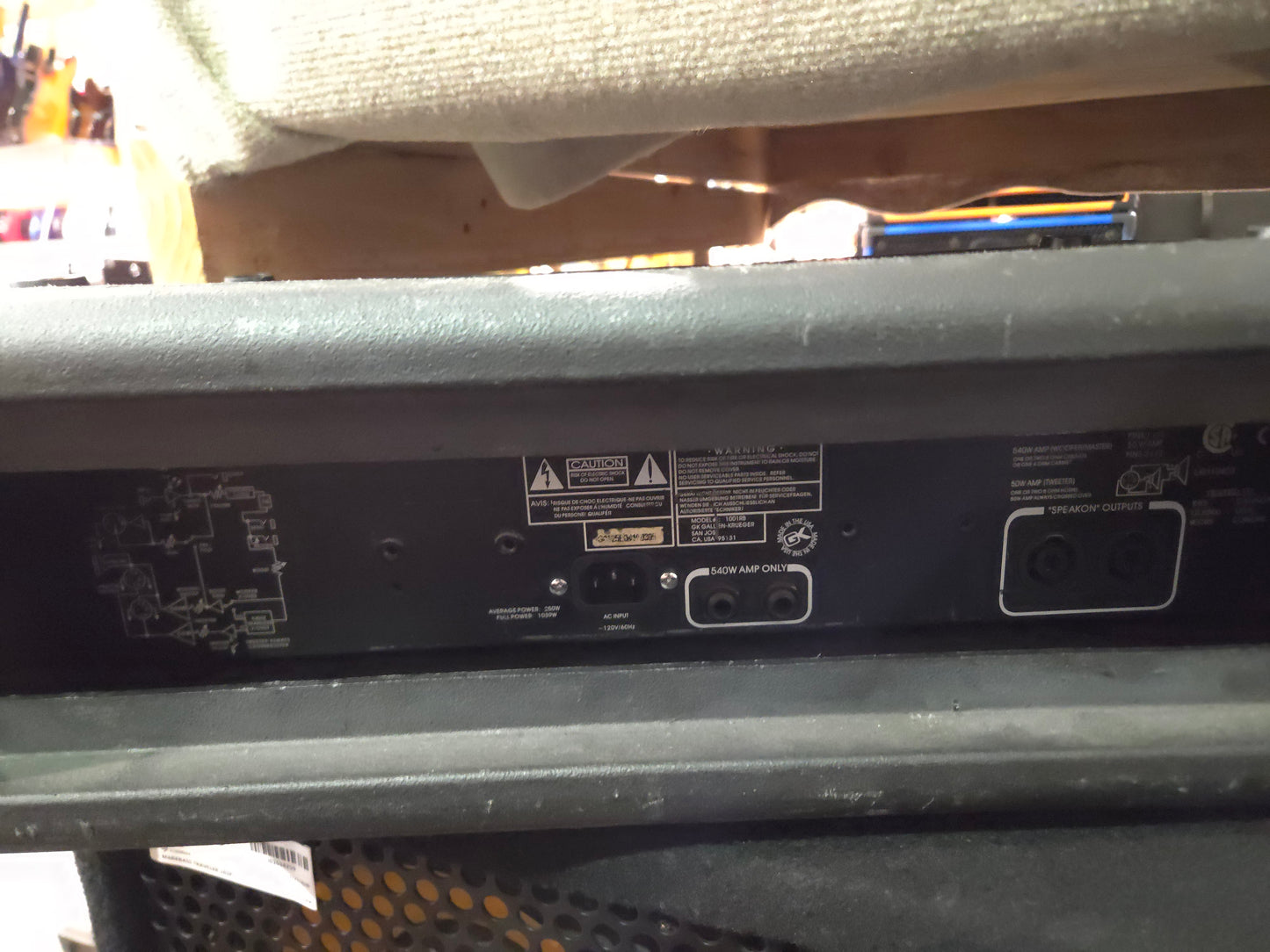 Gallien-Krueger 1001RB-II 700/50W Biamp Bass Head 2010s - Local Pickup Only