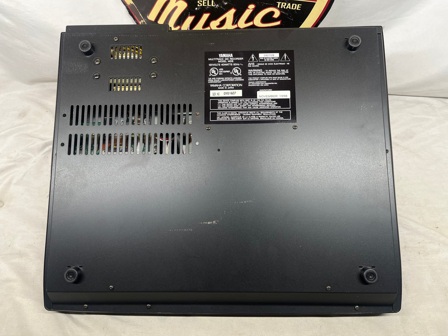 Yamaha MD-8 8-Channel Multitrack MD Mini Disk Recorder with Box