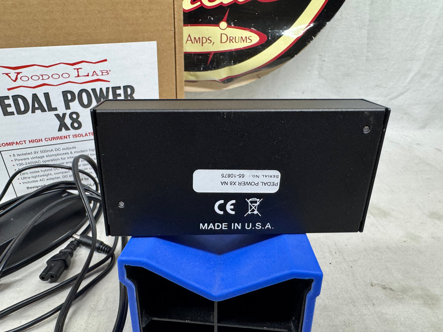 Voodoo Lab Pedal Power X8 Pedal Power Supply - Brick with Power and Box