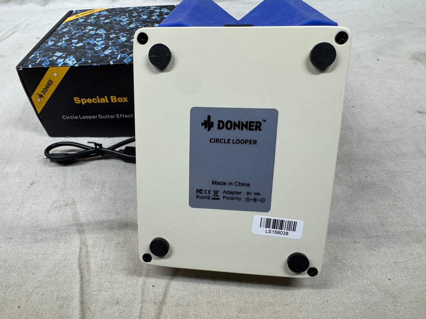 Donner Circle Looper Pedal with Box
