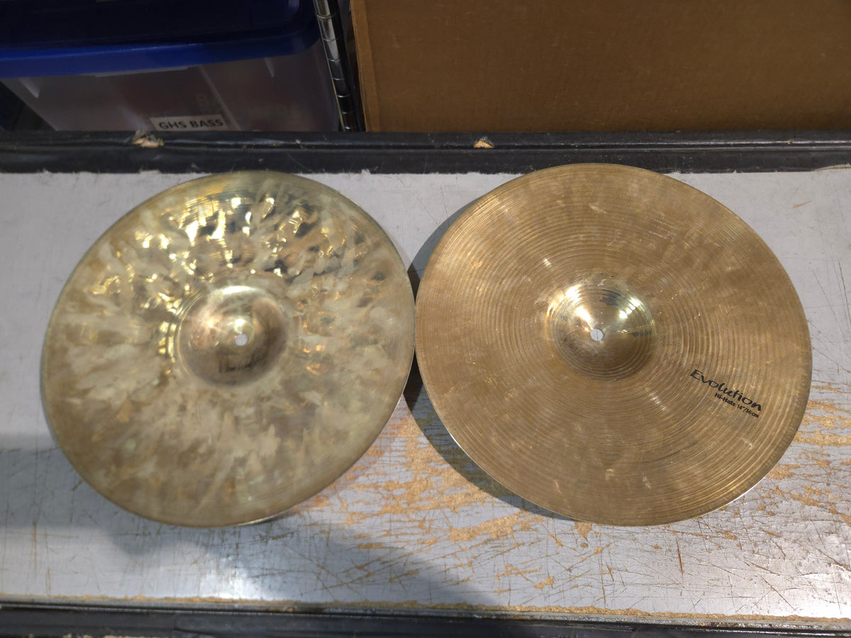 Sabian 14" HHX Evolution Hi-Hat Cymbals (Pair) 2002 - Present - Brilliant