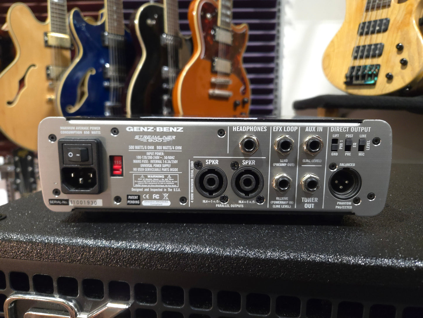 Genz Benz Streamliner 900 900W Bass Amplifier Head