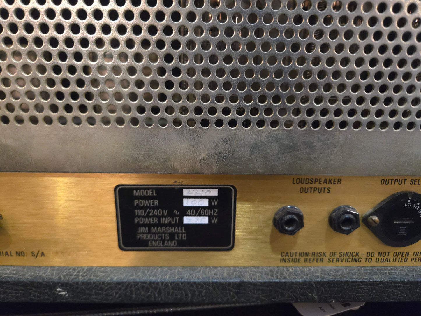 Marshall JCM 800 Lead Series Model 2210 100-Watt Master Volume Head with Reverb 1980s - Local Pickup Only