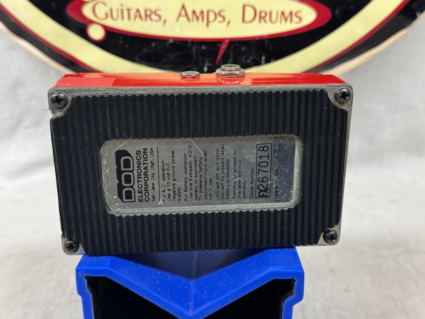 DOD FX55 Distortion Pedal - missing battery cover