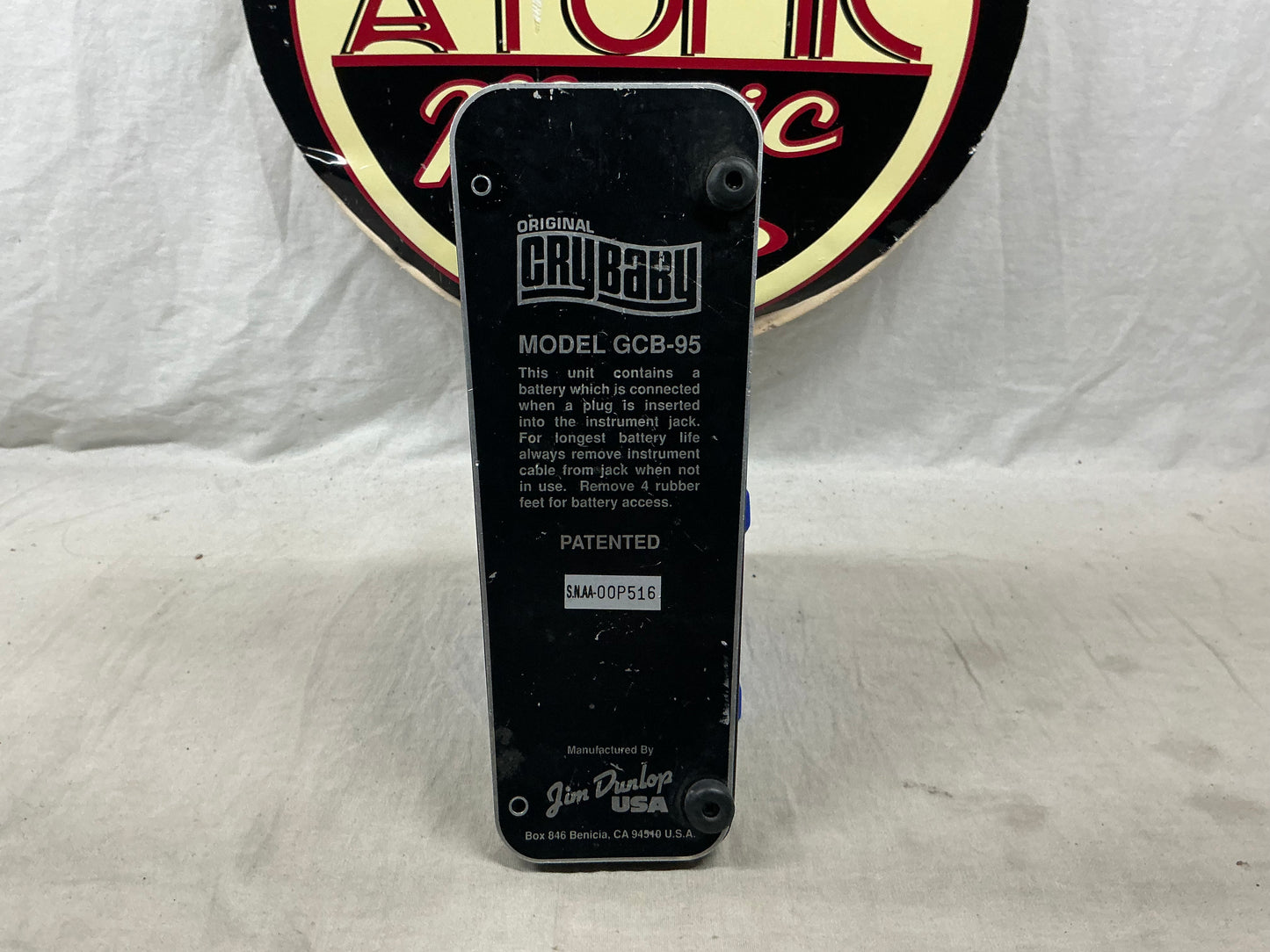 Dunlop GCB95 GCB-95 Cry Baby crybaby Wah Pedal - Rev C Circuit