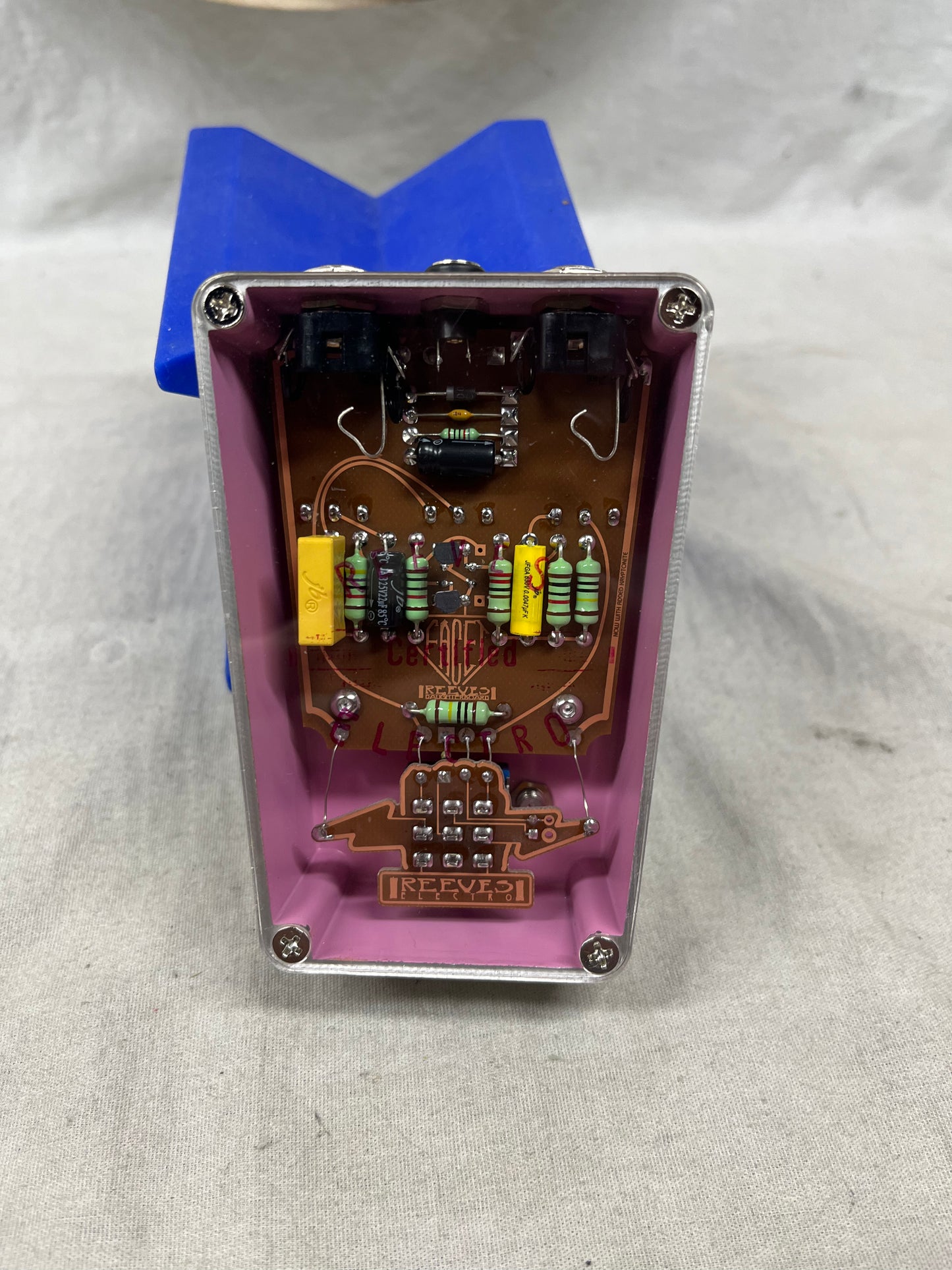 Reeves Electro Daughterboard Series Facet VX Fuzz Pedal with Box
