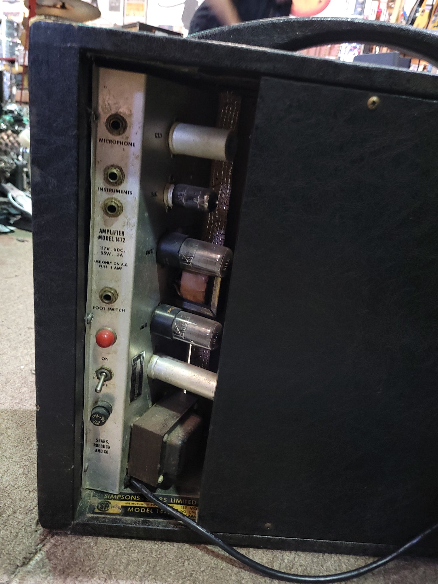 Silvertone Model 1472 10-Watt 1x12 Guitar Combo 1960s - Local Pickup Only