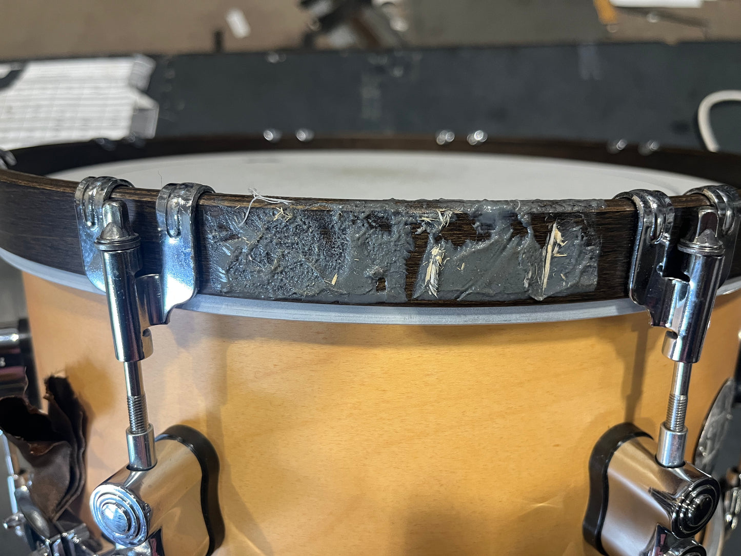 PDP 14"x8" Concept Series Snare Drum with Natural Hoops