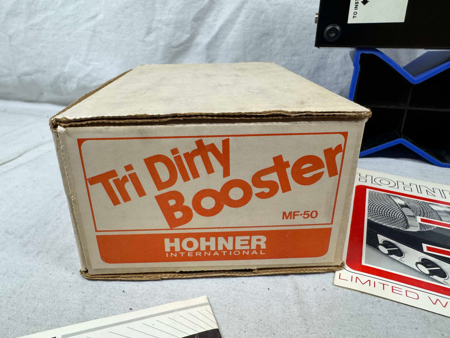 Hohner MF-50 Tri Dirty Booster Boost Pedal with Box Vintage