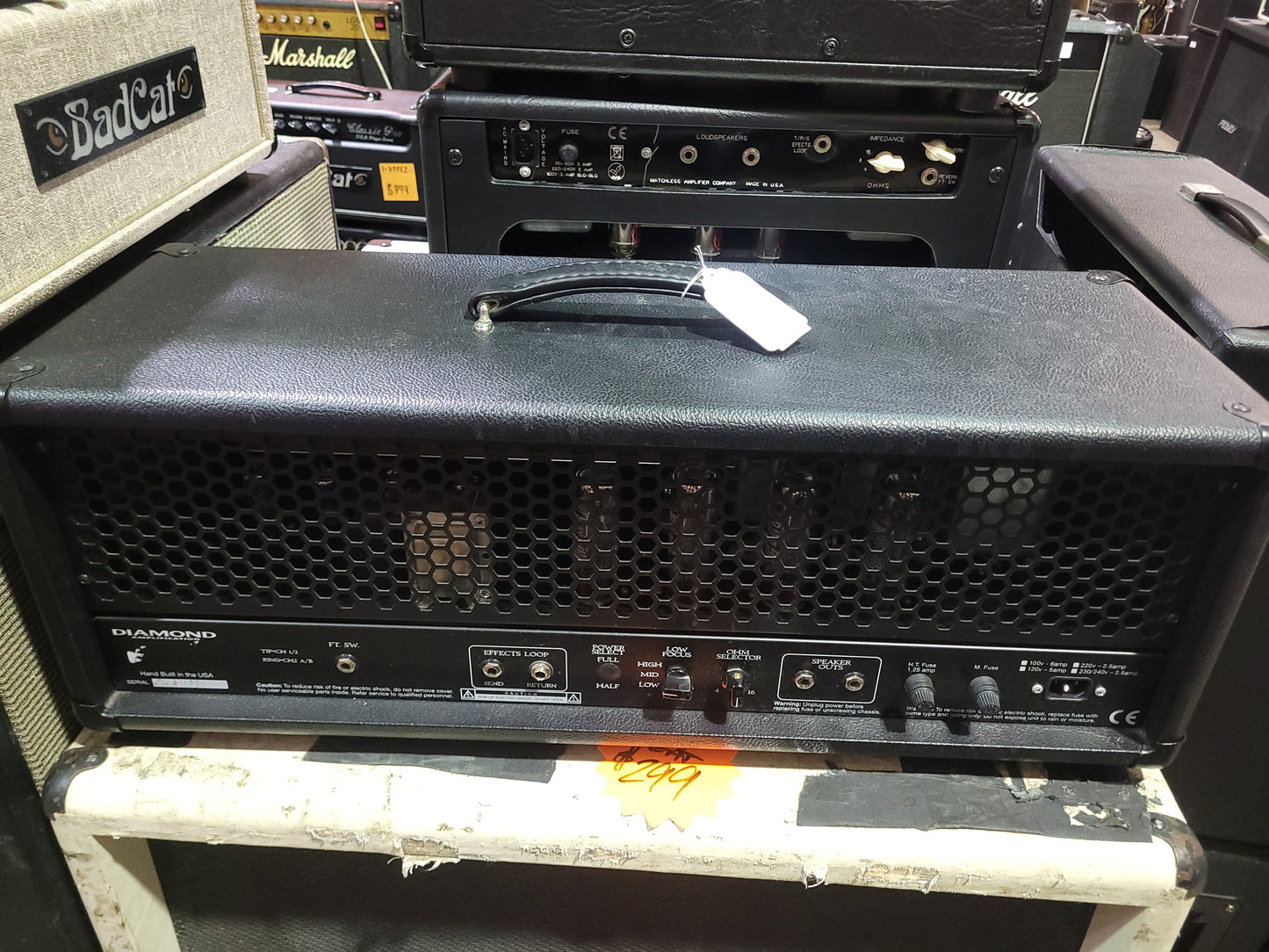Diamond Spitfire II 50/100-Watt Guitar Amp Head - Local Pickup Only