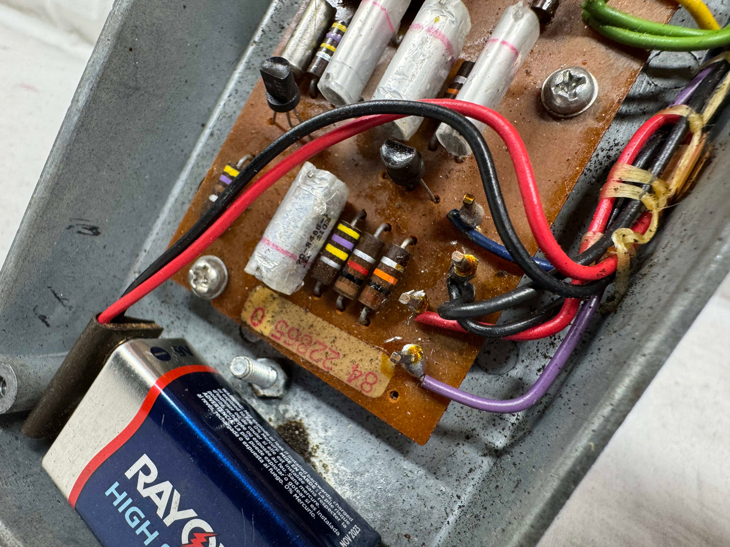 Vox Thomas Organ V846 Wah Wah Pedal with TDK inductor Vintage!