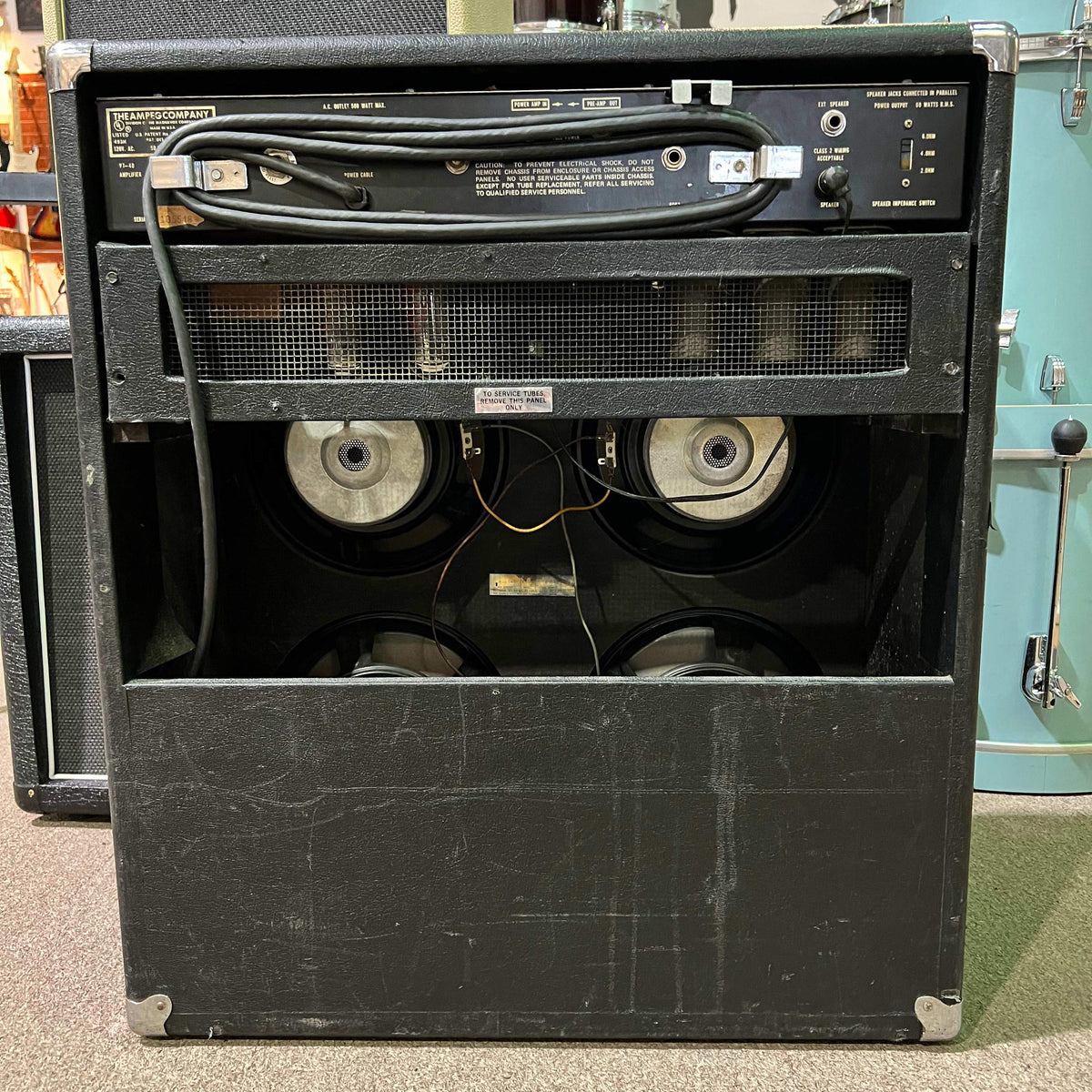 Ampeg VT-40 Tube Guitar Combo Amplifier Vintage - reverb not working! - Local Pickup Only