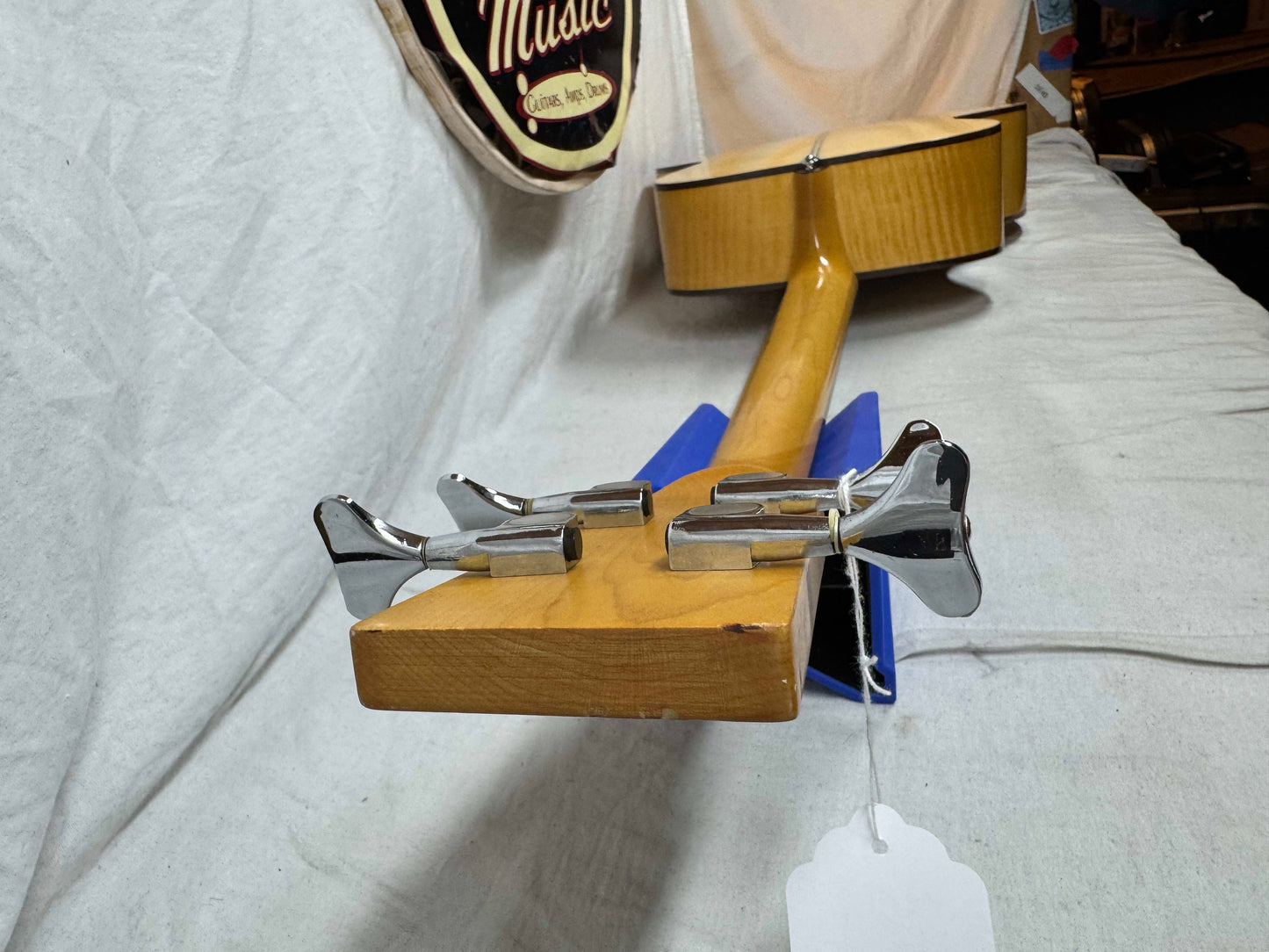 Sigma Guitars STB-ME Acoustic-Electric Bass with Case - MIK Made In Korea 1992 - Natural