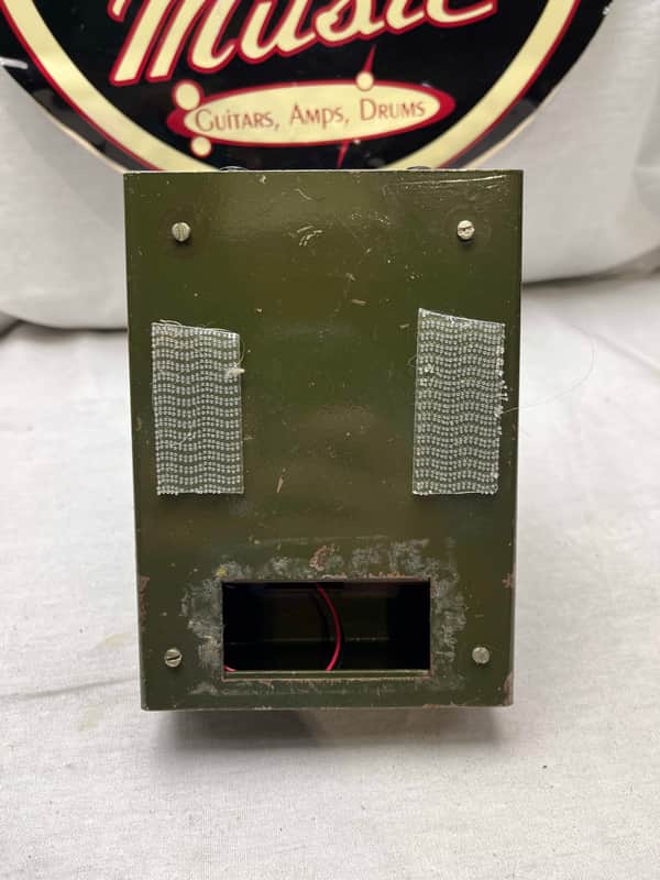 Electro-Harmonix Sovtek Green Russian Small Stone Phaser Phase Shifter phasor Pedal - large chassis - missing battery cover - Image 7