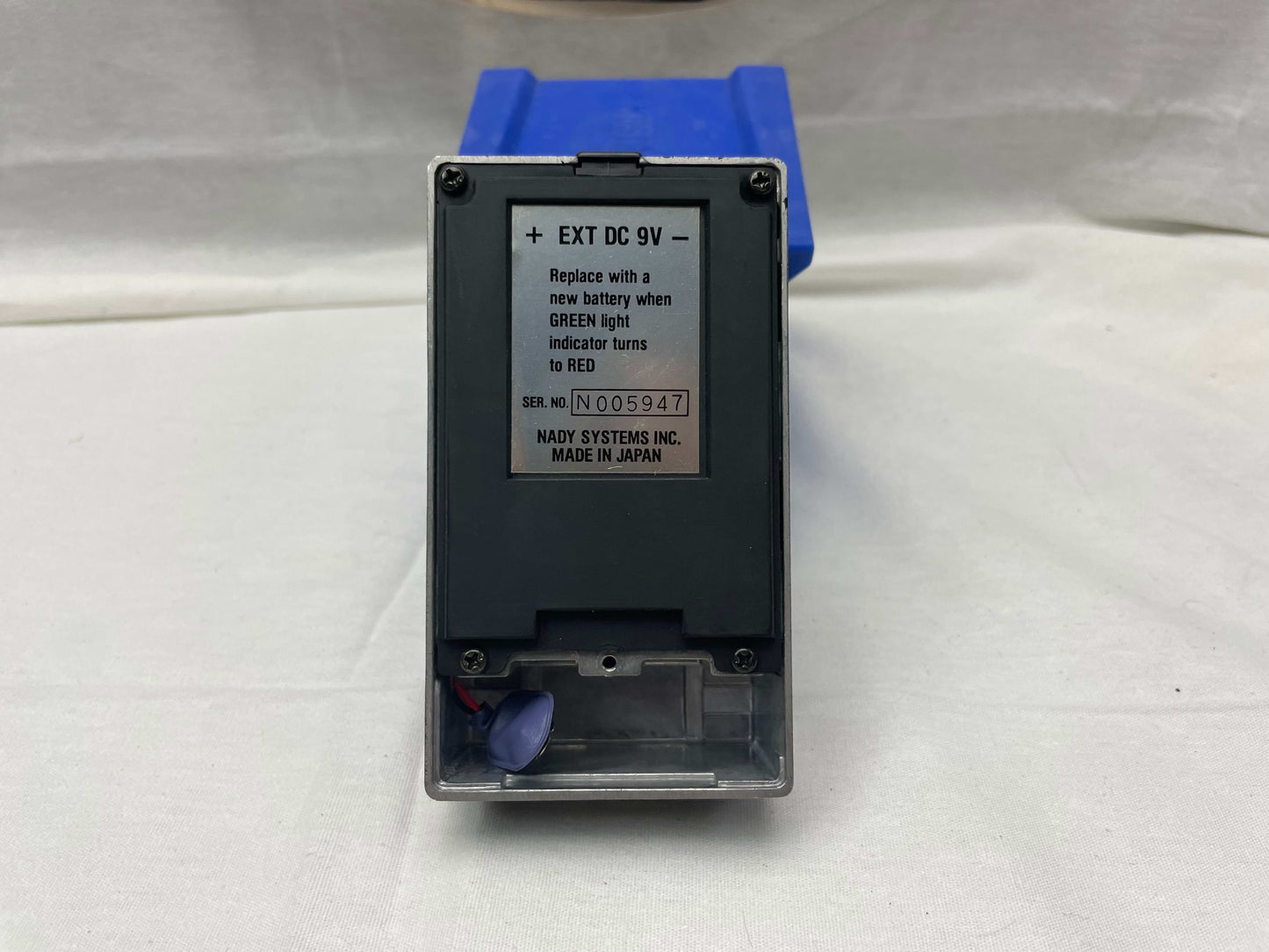 Nady PS-025 Touch Overdrive Pedal - missing battery cover - MIJ Made In Japan