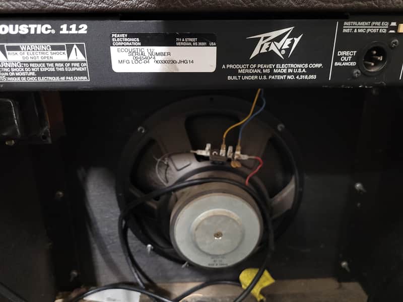 Peavey Ecoustic 112 100-Watt 1x12" Acoustic Instrument Amplification System - Image 4