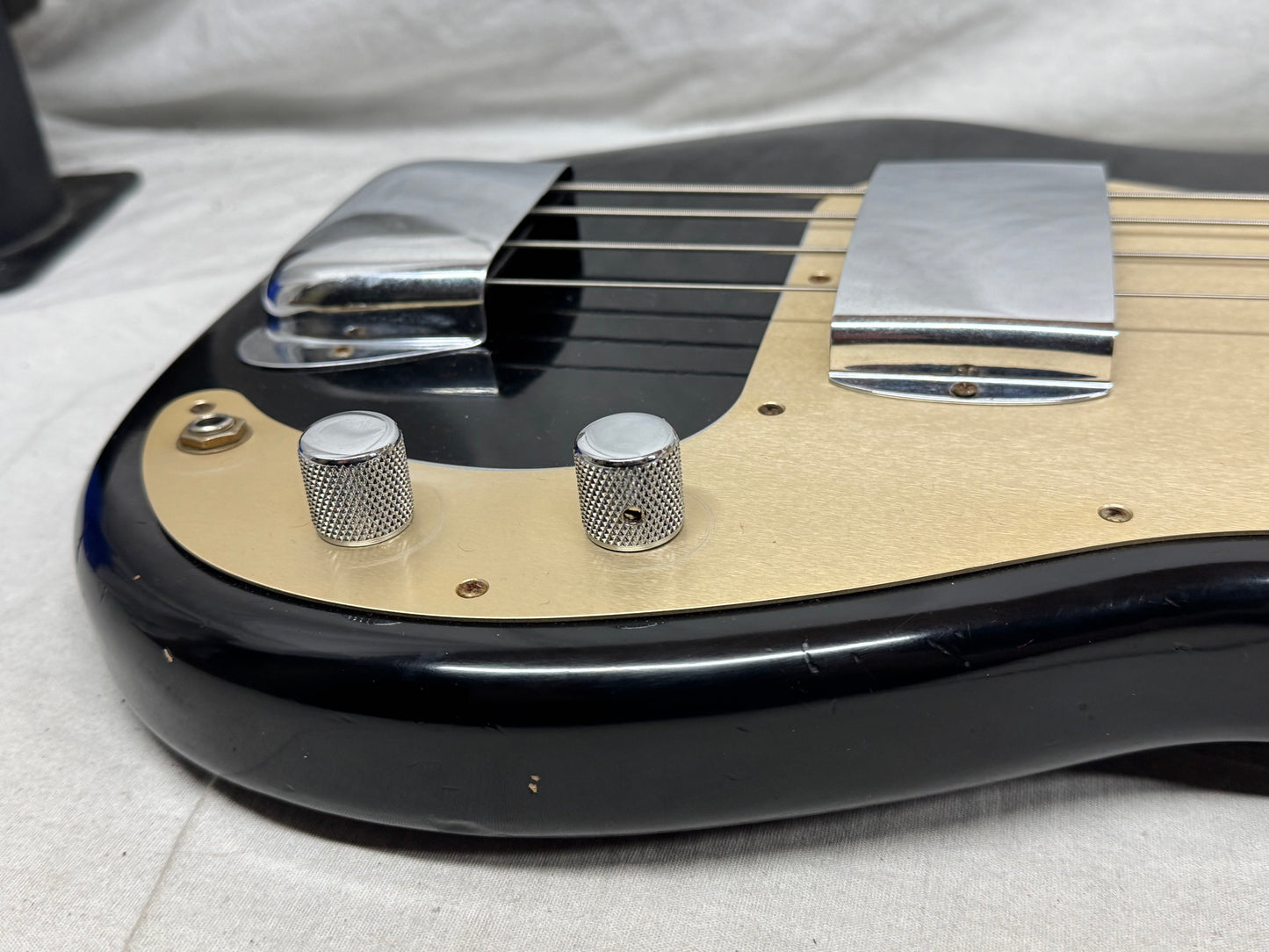 Fender USA Custom Shop '57 Precision Bass jrn Journeyman 4-string P-Bass with COA + Case 2020 - Black / Maple neck - relic'd