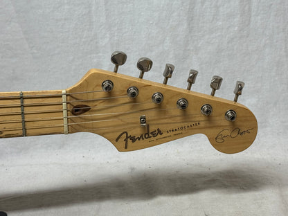 Fender USA Eric Clapton Stratocaster Guitar with Case - Lace Sensor Pickups 1993 - Pewter / Maple neck