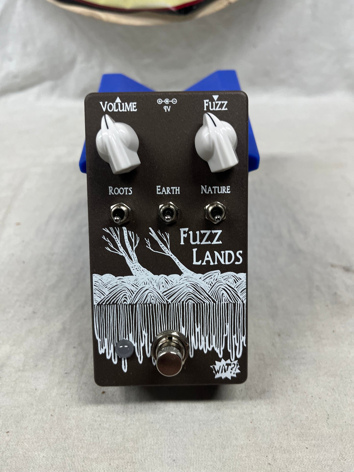 Wonderful Audio Technology WAT?! Fuzz Lands Fuzz Pedal with Box