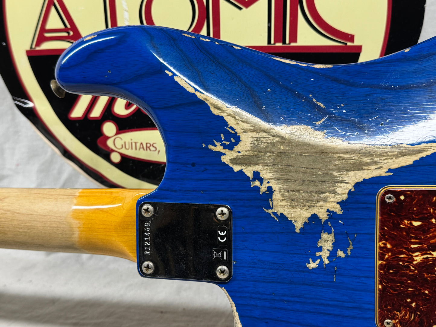 Fender USA Custom Shop '62 1962 Stratocaster Heavy Relic Guitar with COA + Case 2022 - Sapphire Blue Transparent / Rosewood fingerboard