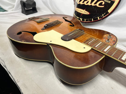 Kay Vintage Sherwood Deluxe Archtop Hollow Body Electric Guitar