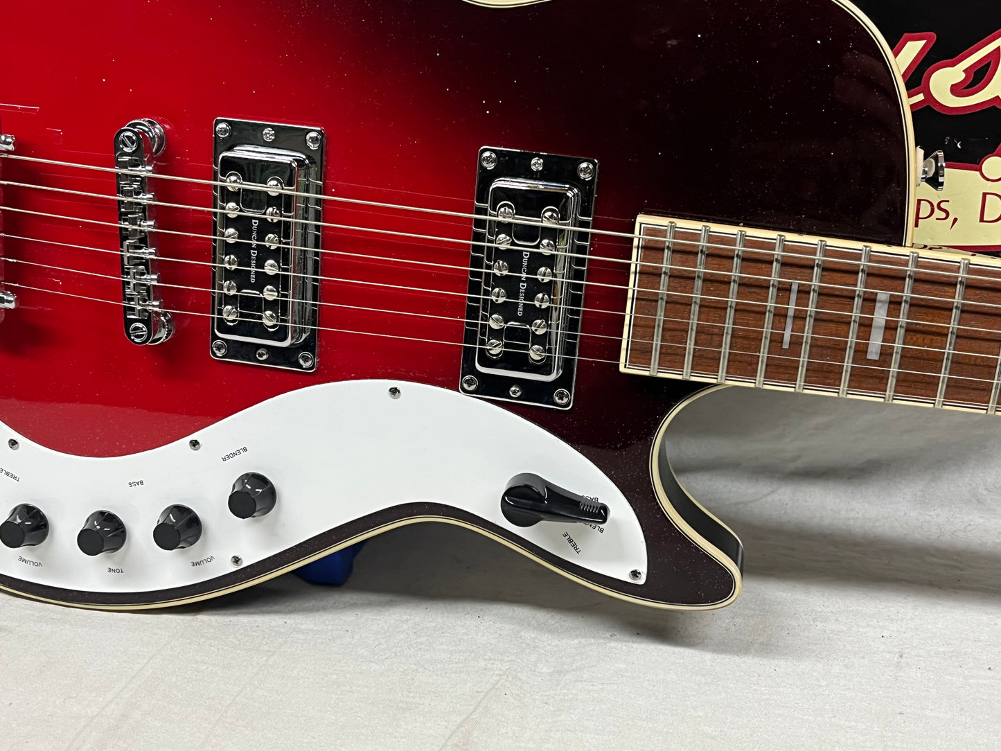 Silvertone Jupiter 1423 Redburst Reissue Singlecut Electric Guitar