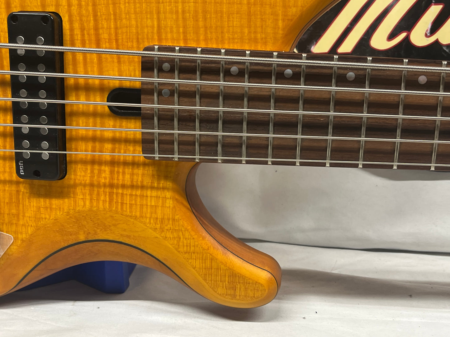 Yamaha TRBX605FM 5-String Electric Bass- Matte Amber