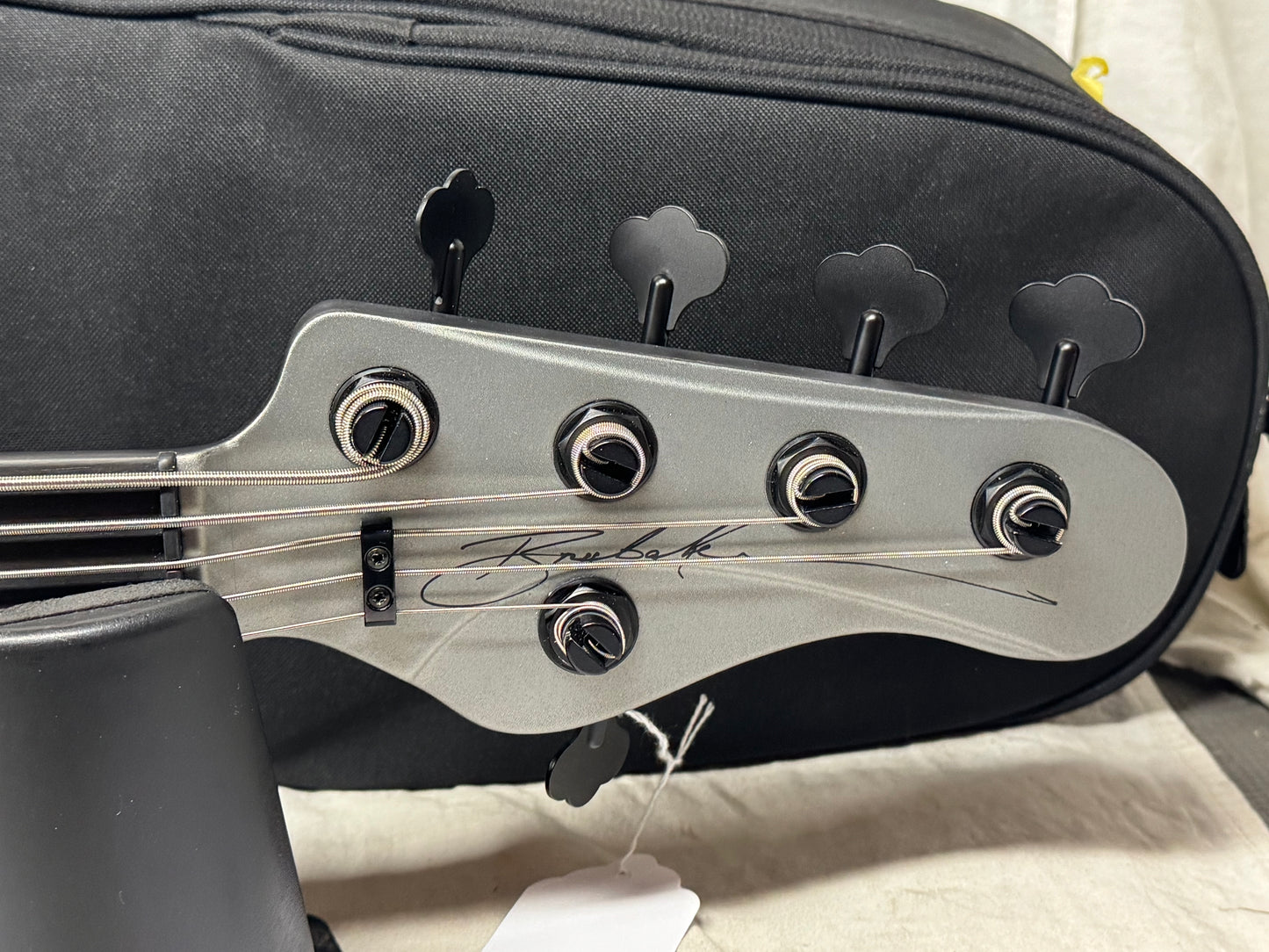 Brubaker JXB-USA-5 JXB-5 jxb5 5-string Bass with Bag 2025 - Silver Steel Satin