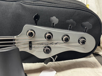 Brubaker JXB-USA-5 JXB-5 jxb5 5-string Bass with Bag 2025 - Silver Steel Satin