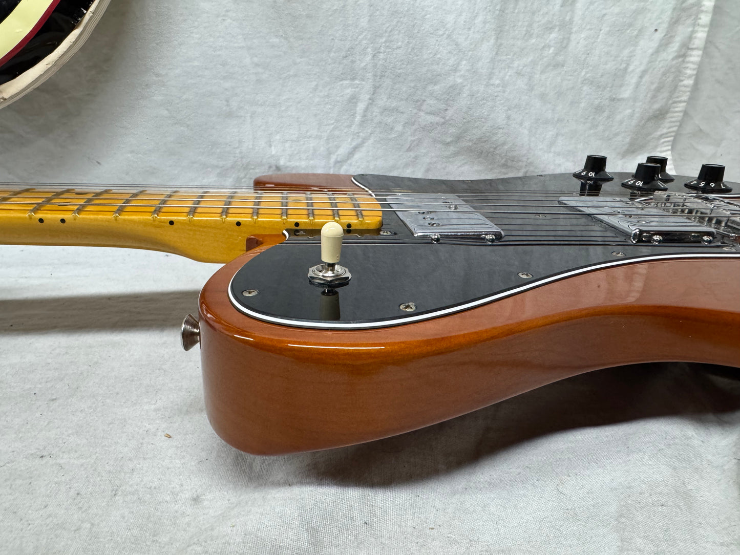 Fender American Vintage II 2 1975 Telecaster Deluxe Guitar with COA + Case 2023 - Mocha / Maple neck