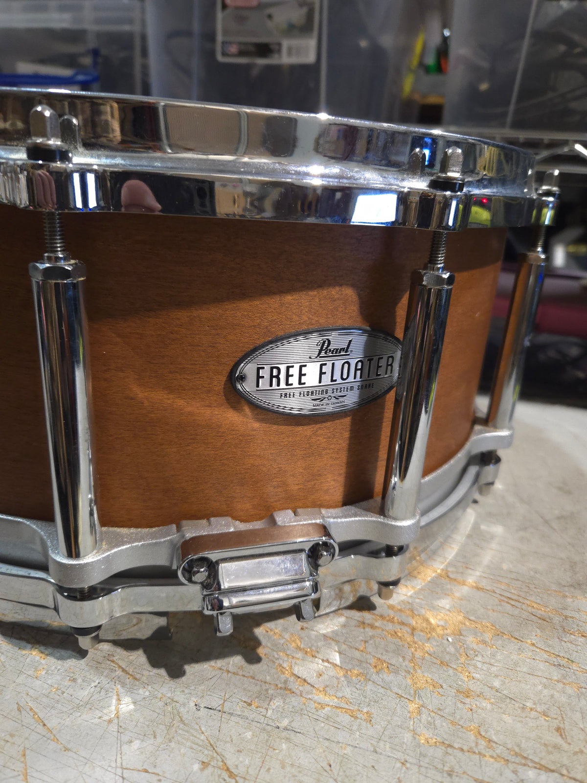 Pearl Free Floater Snare 14" x 6.5"