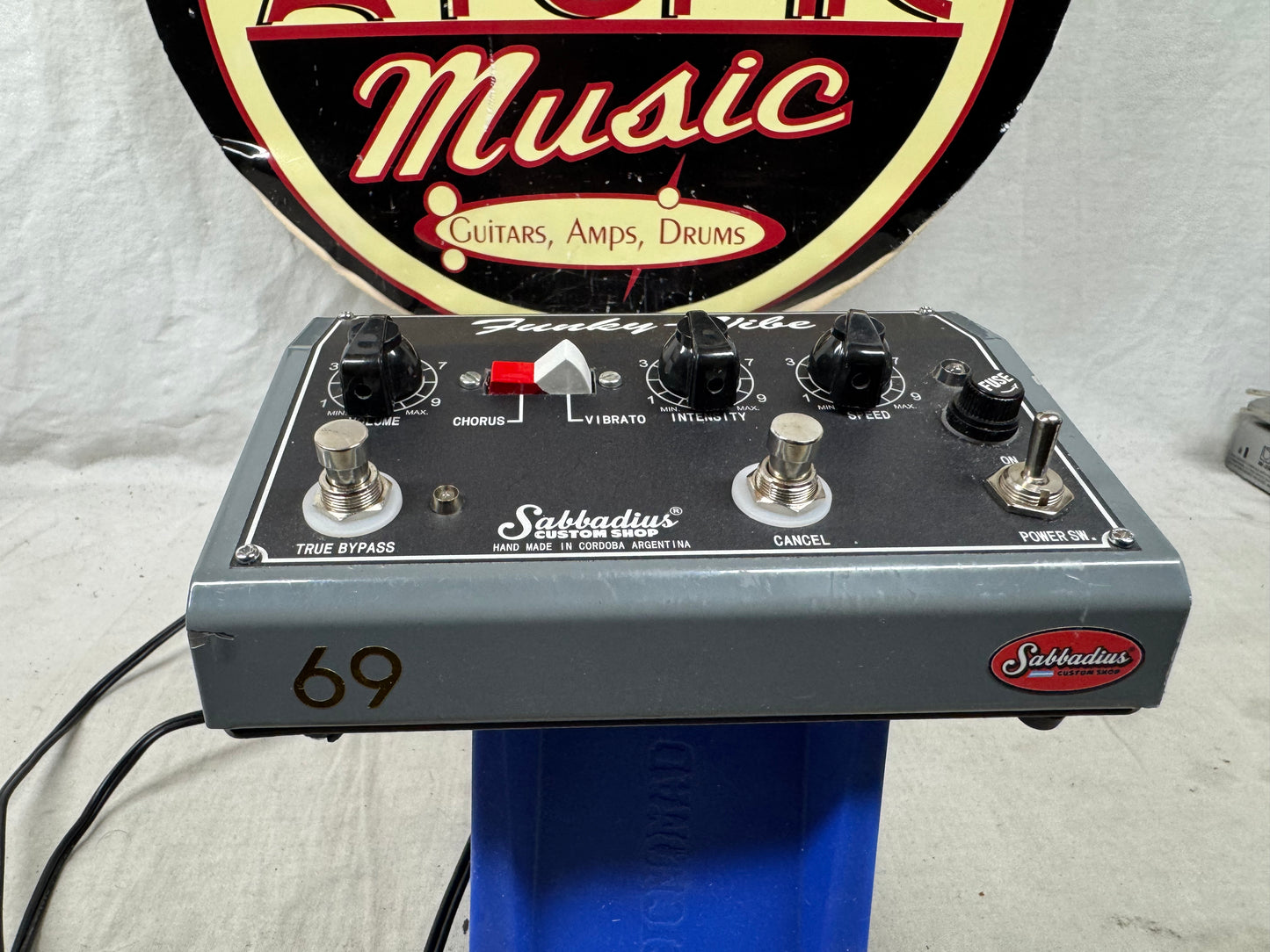 Sabbadius Custom Shop '69 Funky-Vibe Chorus Vibrato Pedal 2019