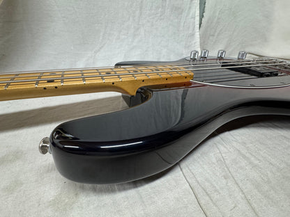 Ernie Ball Music Man Stingray 3 EQ H 3eq 4-string Bass with Case 2004 - Black Cherry Burst