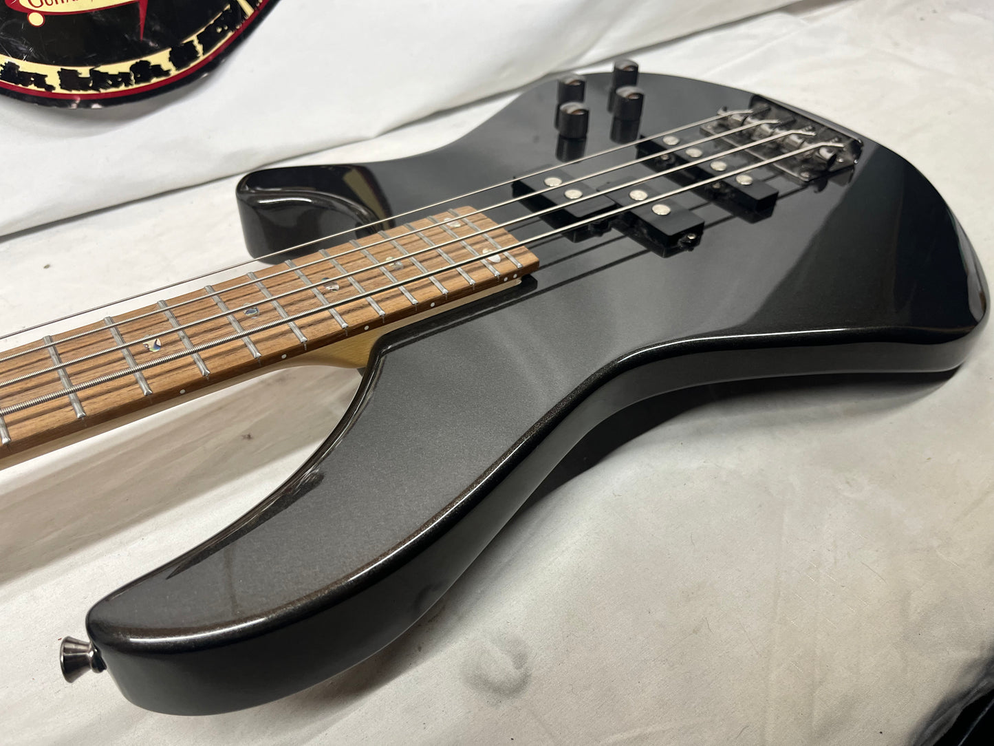Mitchell MB200 4-String Electric Bass - Gunmetal