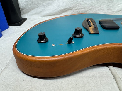 Fender American Acoustasonic Jazzmaster Guitar with Gig Bag 2021 - Ocean Turquoise / Ebony fingerboard